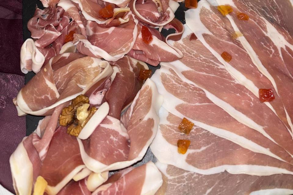 Planche de jambon sec