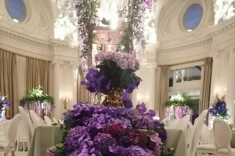 Cascade de fleurs