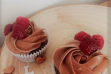 Cupcakes nutella-framboise