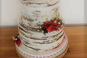 Naked cake aux fruits rouges