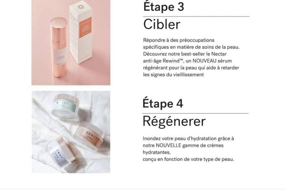 Préparation peau