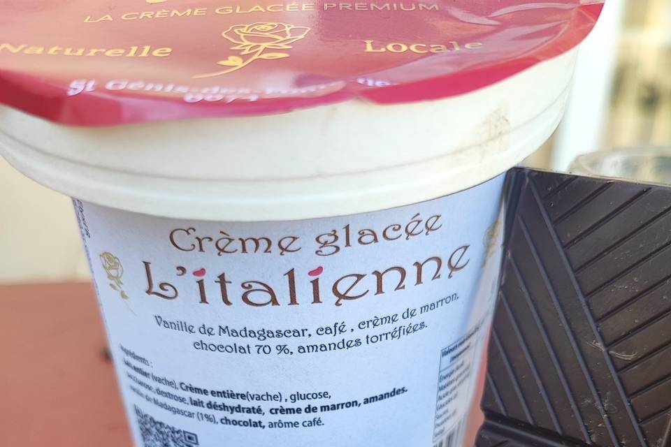 Creme glacée italienne