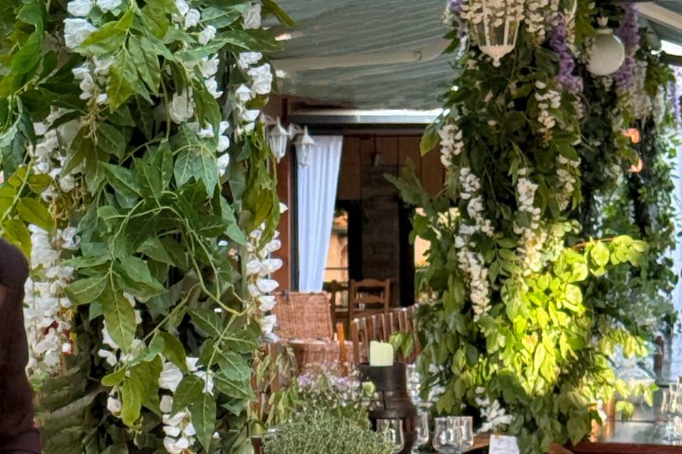 Table feuillage et nature