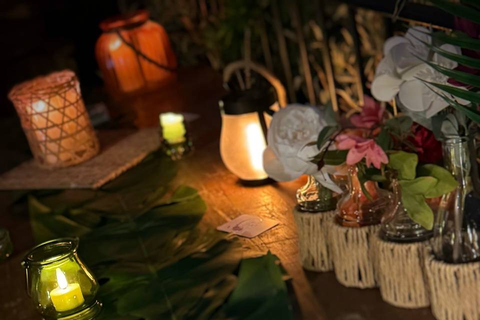 Déco du soir intime