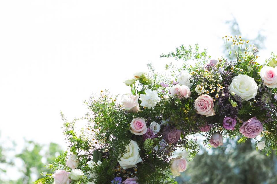 Arrangement floral arche