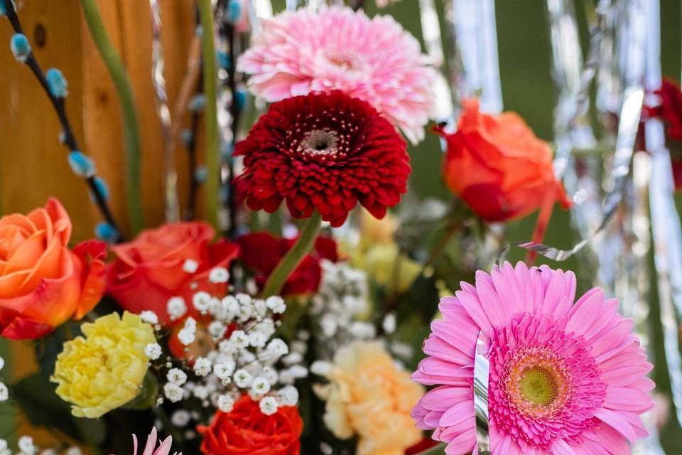 Arrangement floral pop