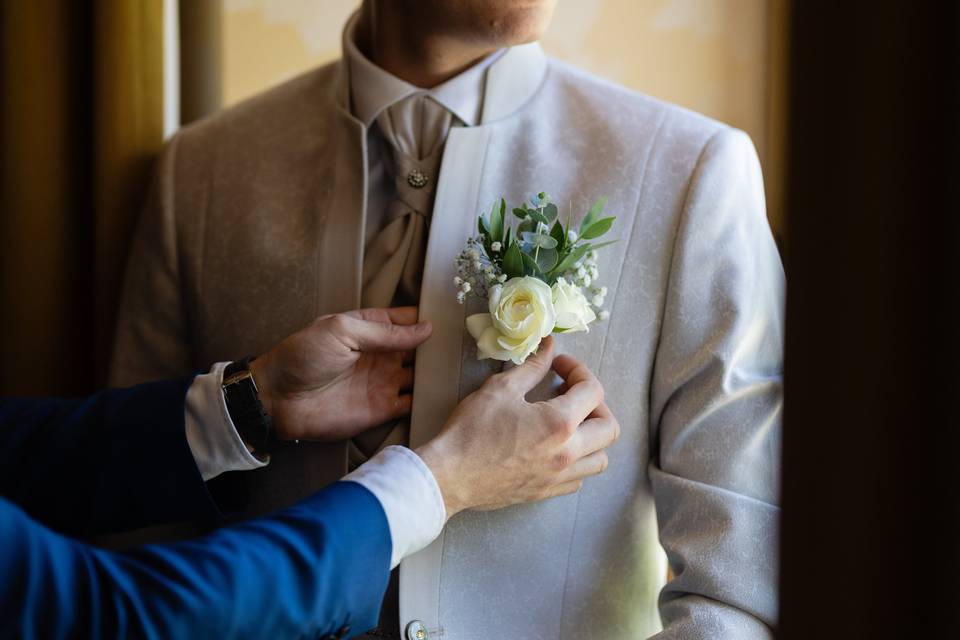 Boutonnière marié