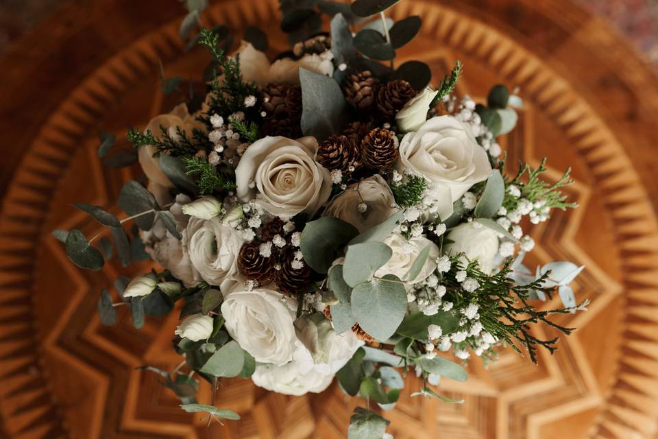 Bouquet de la mariée forêt