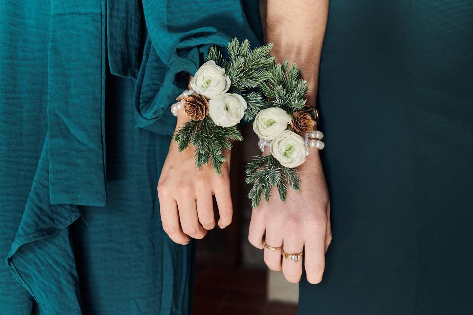 Bracelets de fleurs