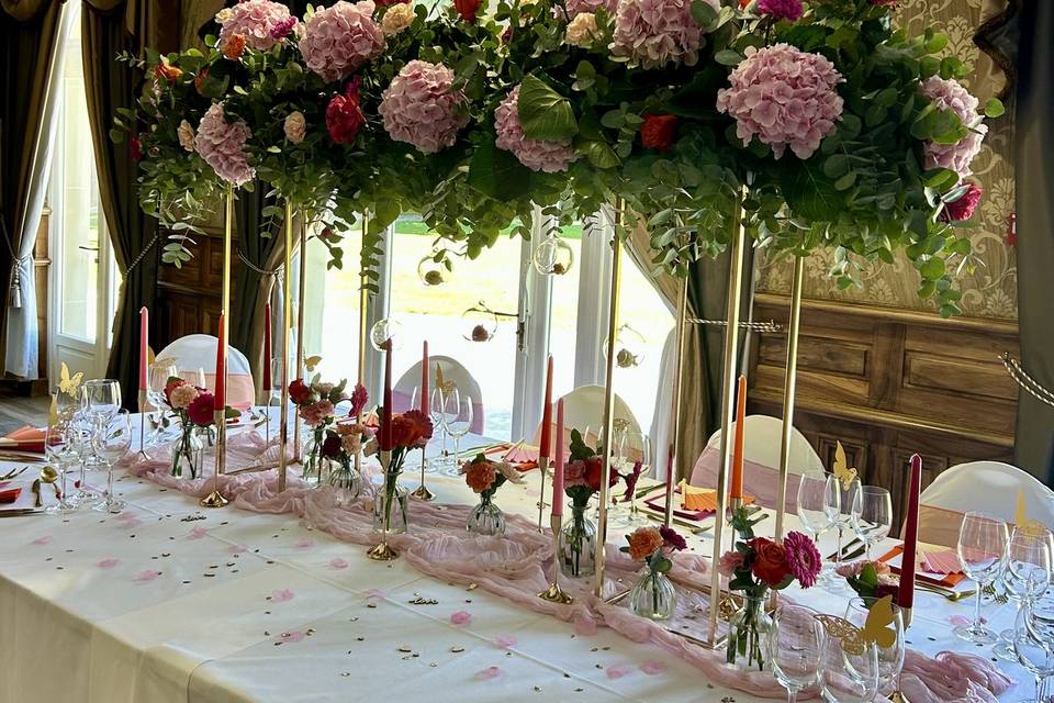 Composition florale haute