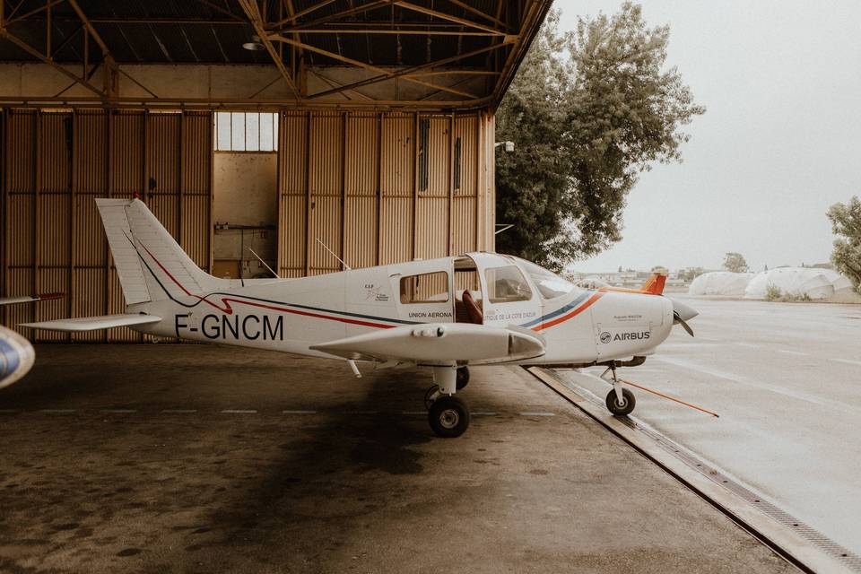 Demande en mariage - Avion