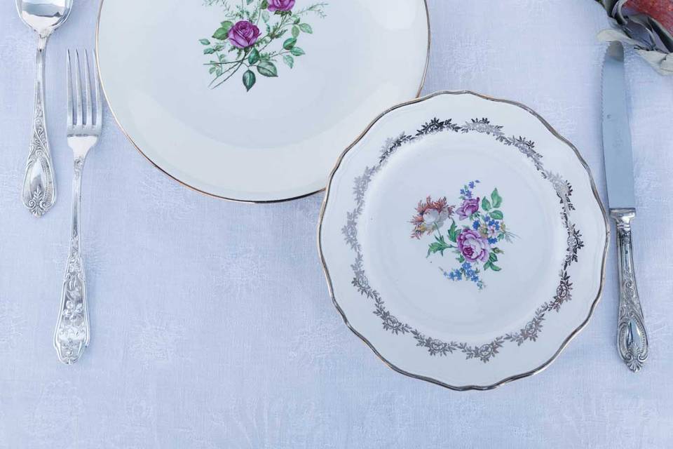 Pack vaisselle romantique