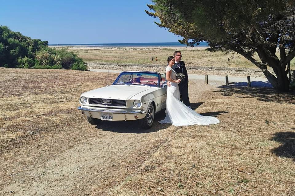 Mustang cabriolet 66 blanche