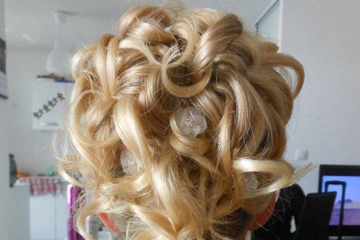 Chignon flou romantique