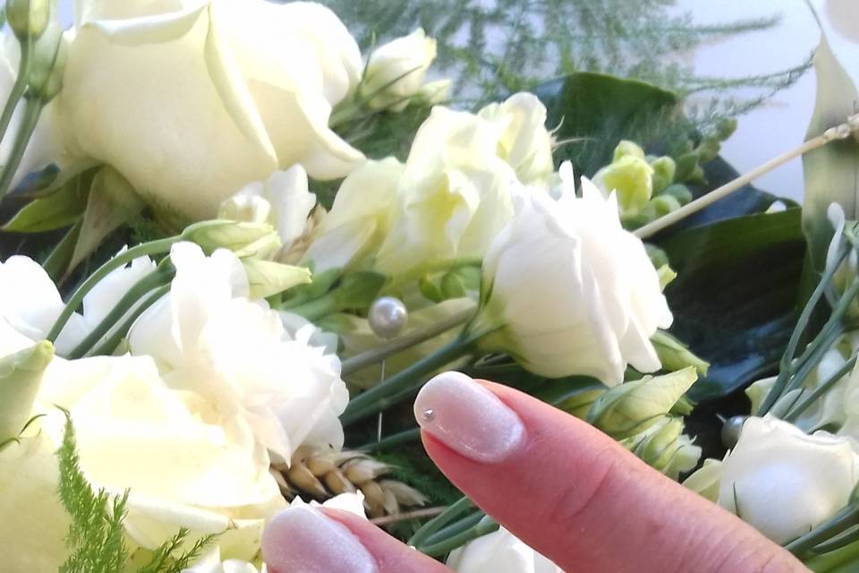 Ongles mariée