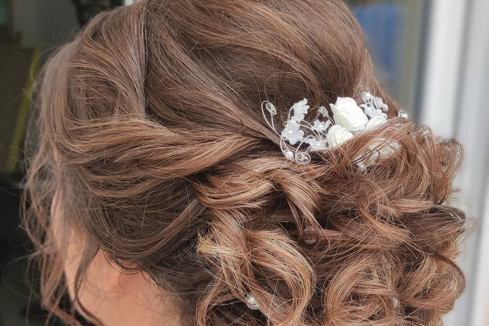 Chignon flou romantique