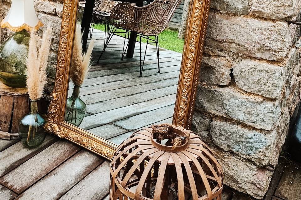 Le miroir à selfie/plan table