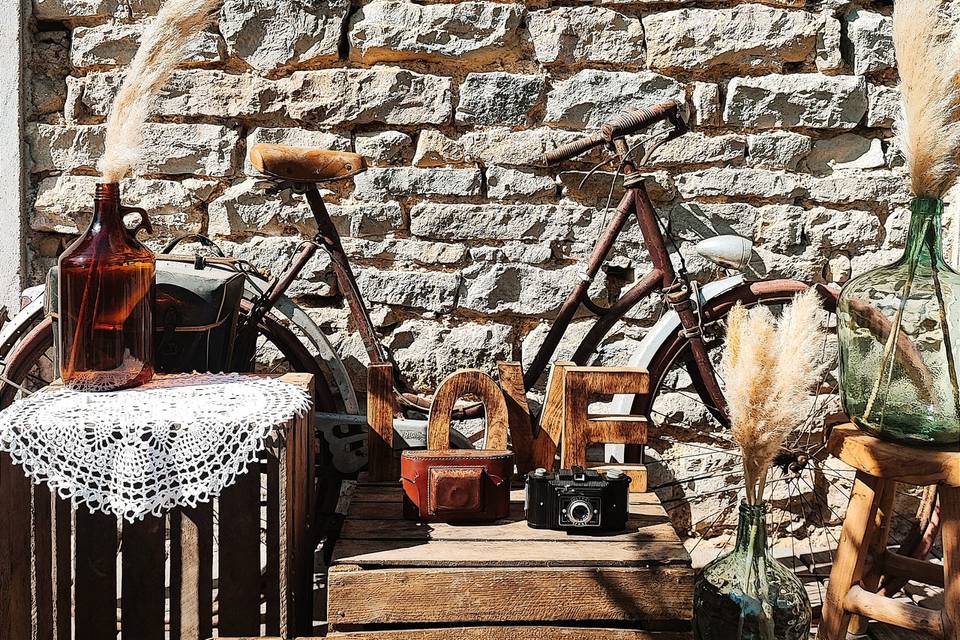 Vélo vintage/décor vintage