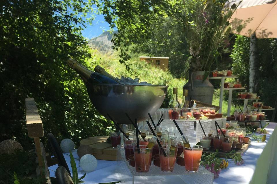 Buffet cocktail