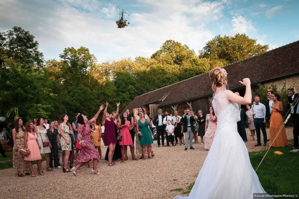 Le lancer de bouquet