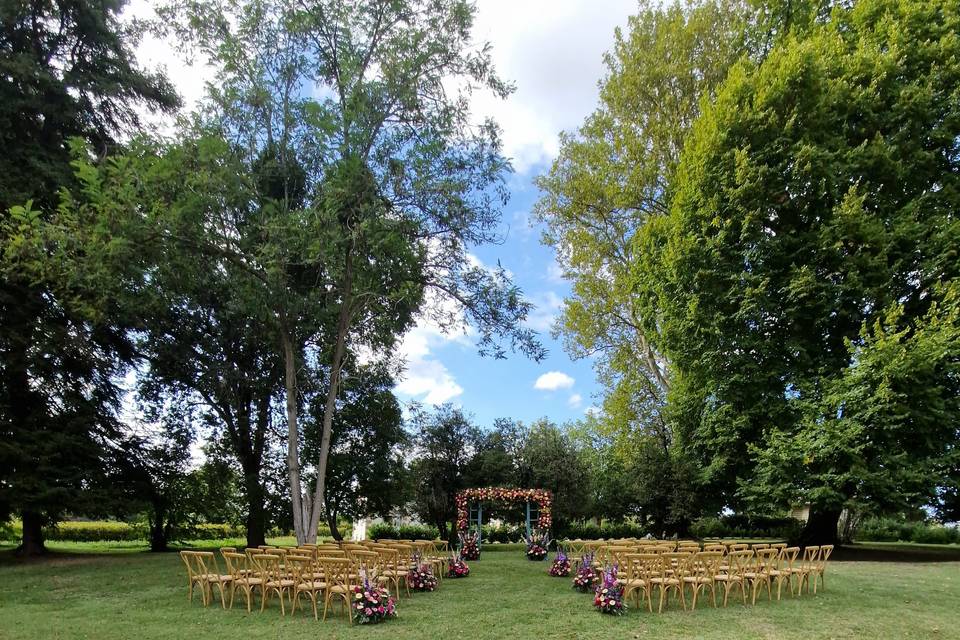 Arrivée de la mariée