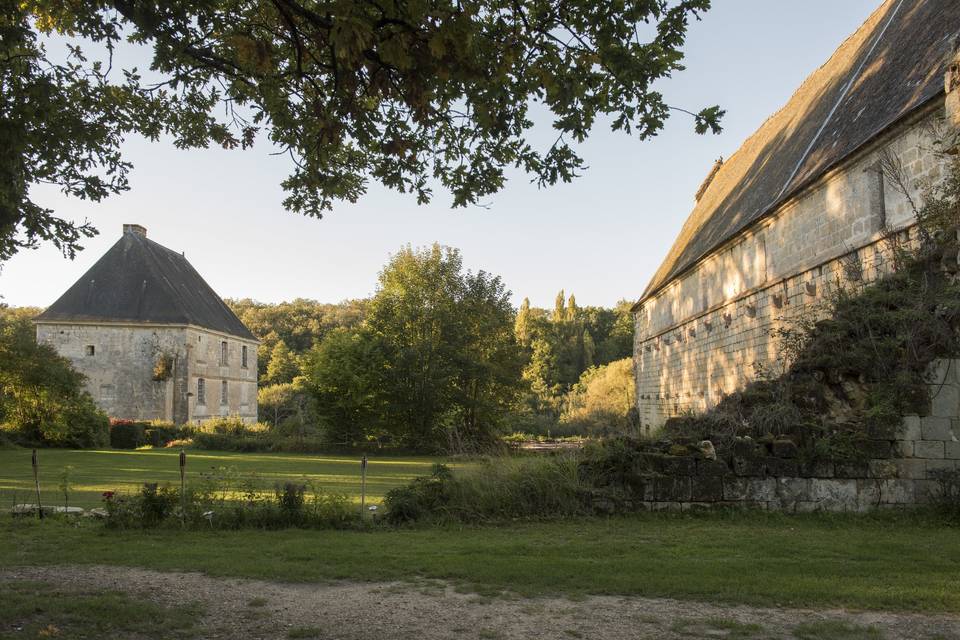 Cloître vue depuis l'abbatiale