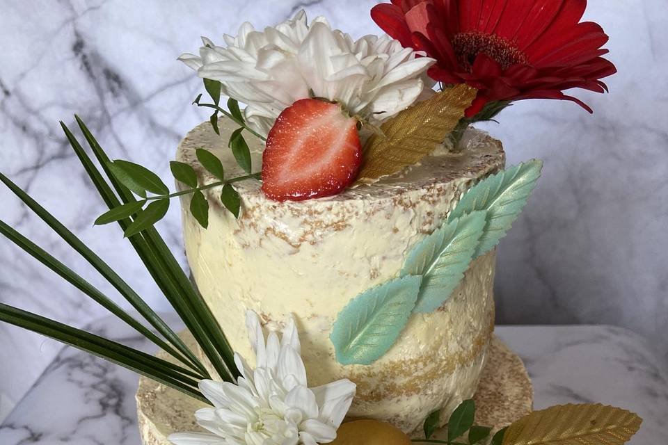 Nude wedding cake