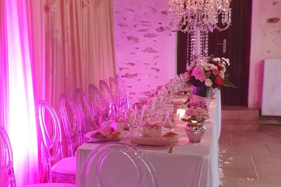 Decoration table d'honneur