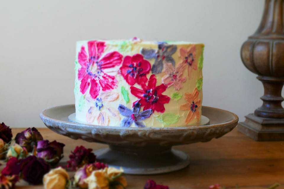 Layer cake fleuri