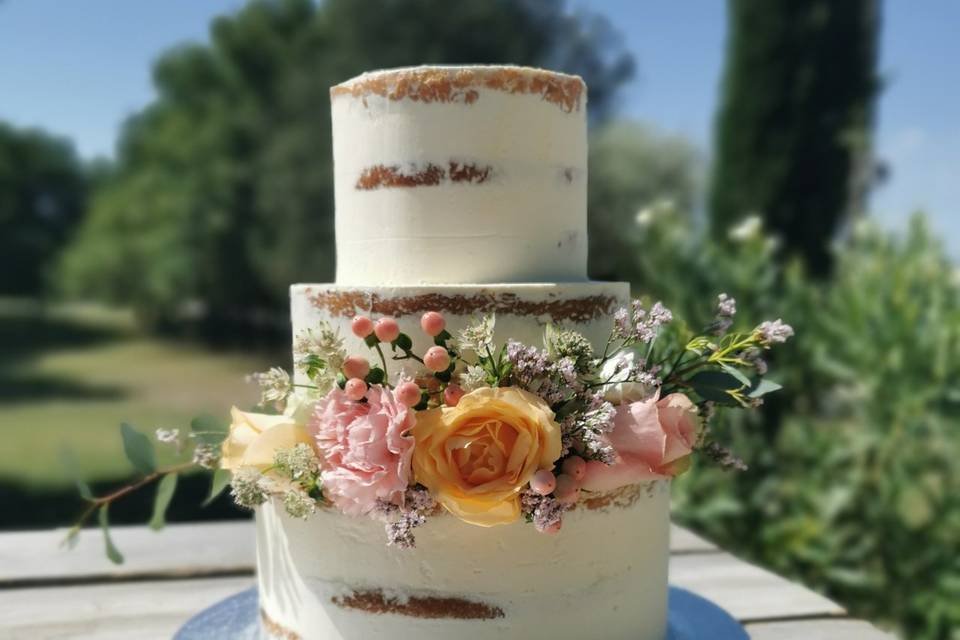 Naked cake