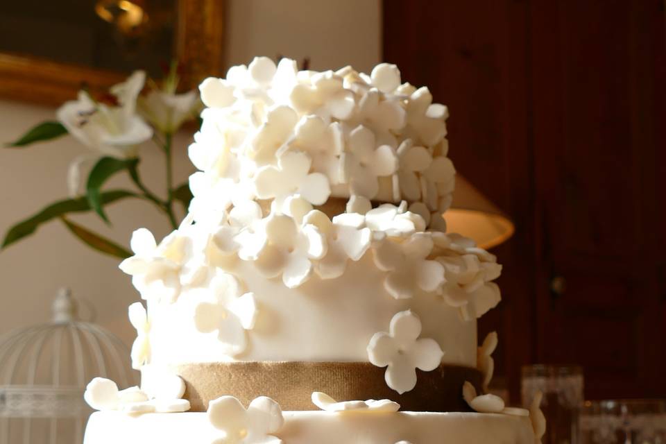 Wedding cake pâte à sucre