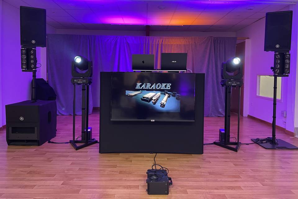 DJ Booth Ecran Led