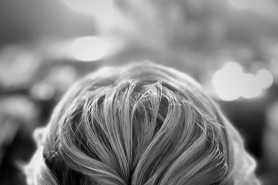 Bride hair