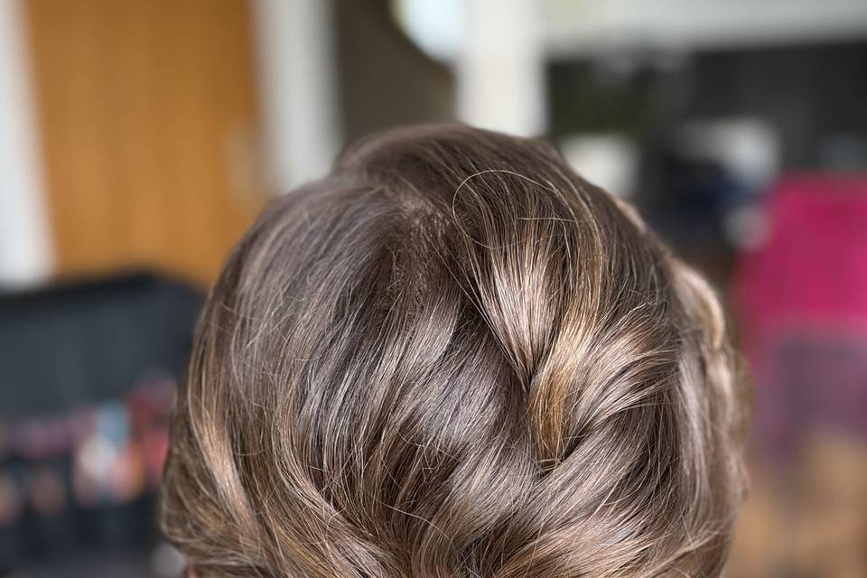 Chignon bas bohème