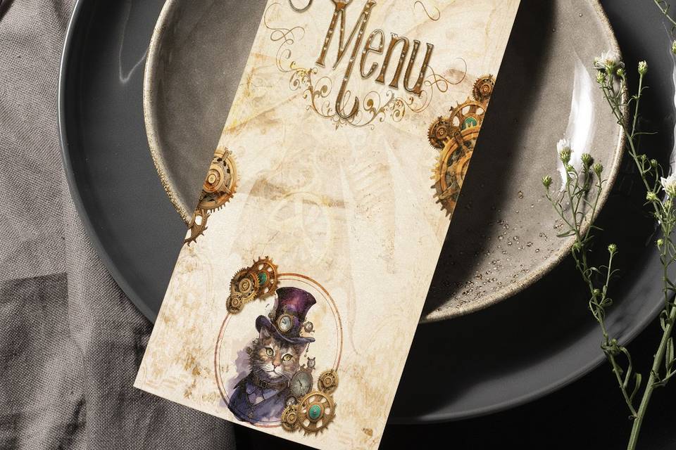 Menu Steampunk