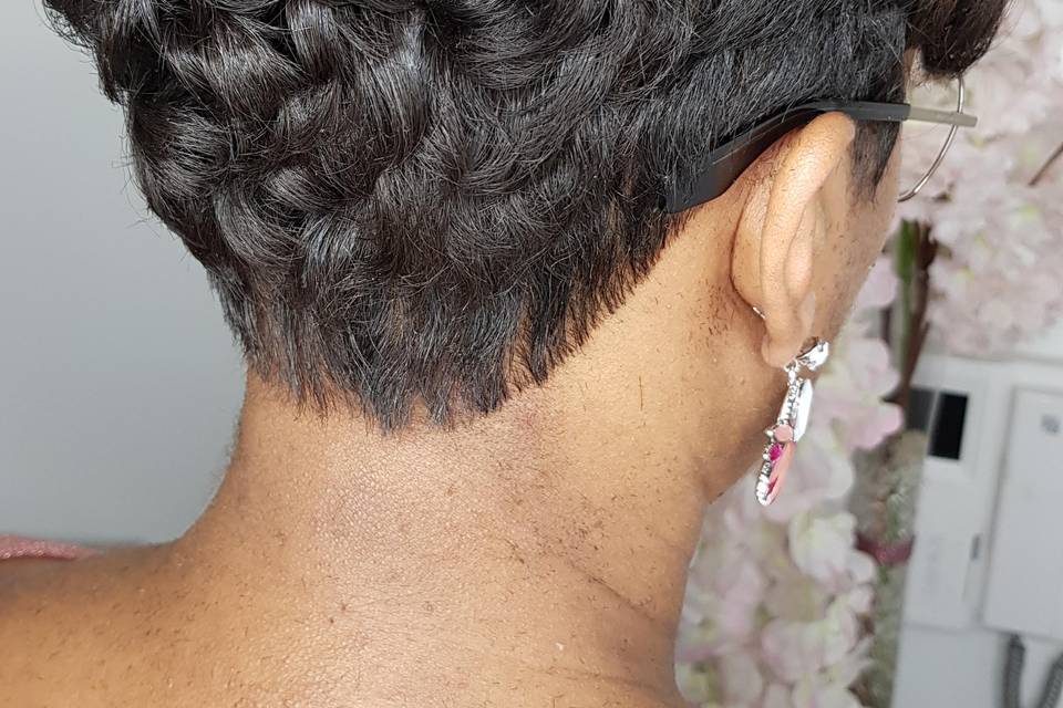 Coupe Pixie mariée