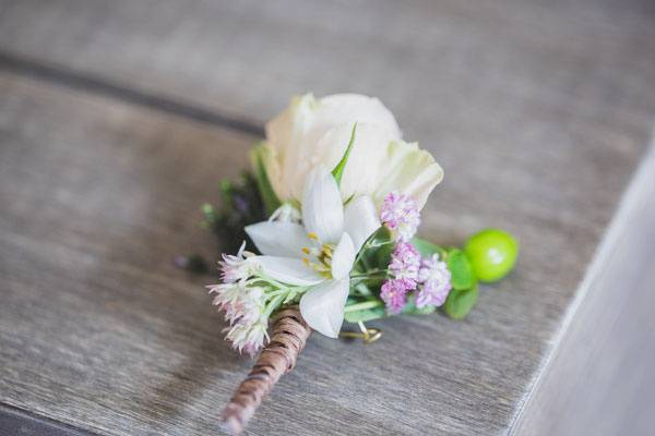 Boutonnière marié