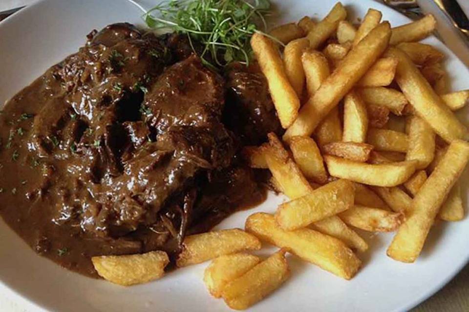 Carbonnade flamande frite