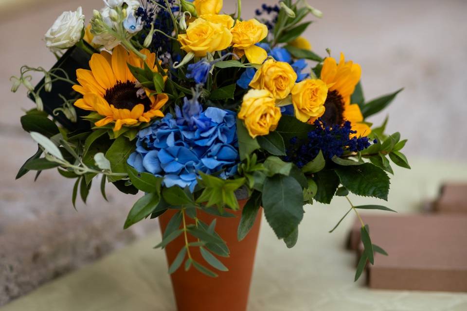 Centre de table akane fleurs