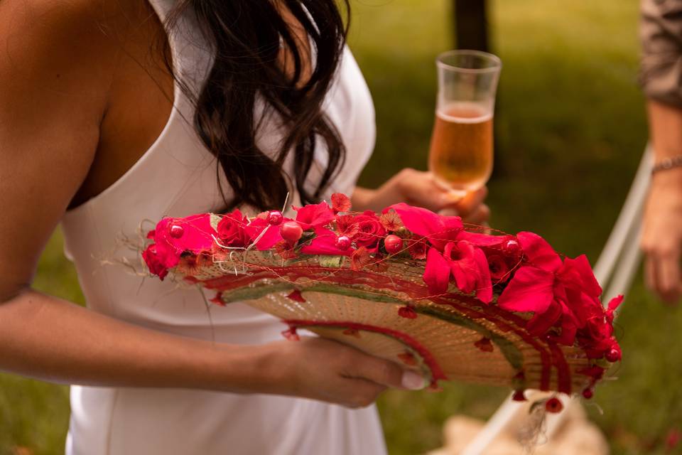 Bouquet de mariée stabilisé