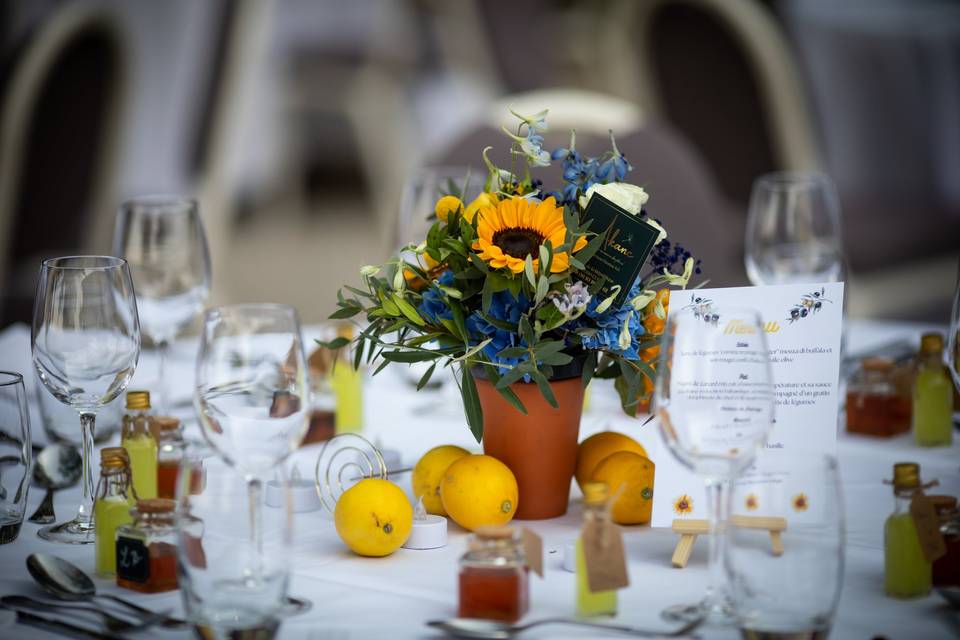 Décoration de table dolce vita