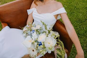 Bouquet de mariée style modern