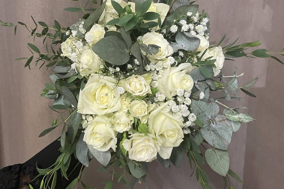 Bouquet de mariée rond