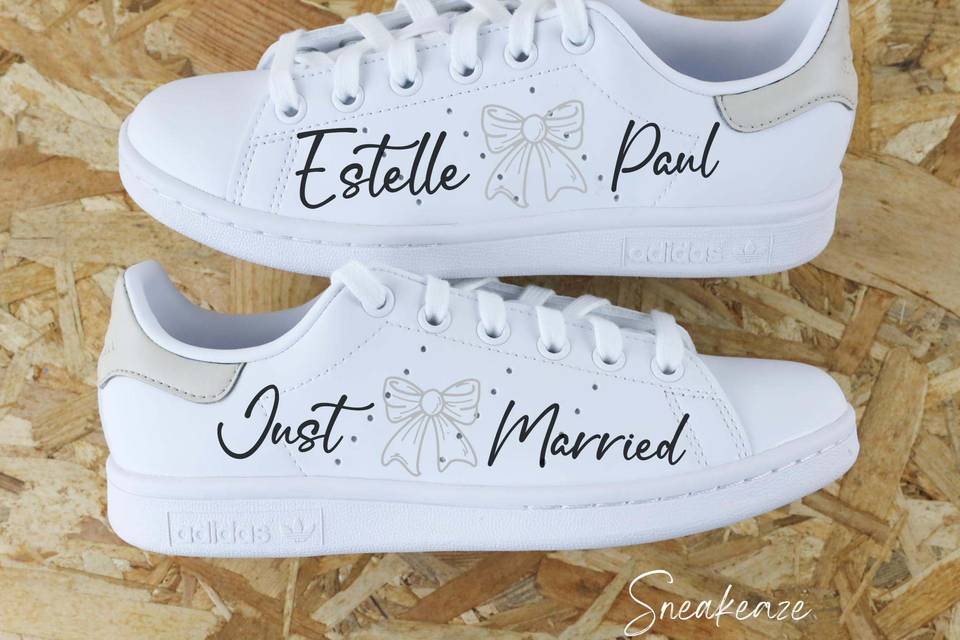 Just Married couleur beige