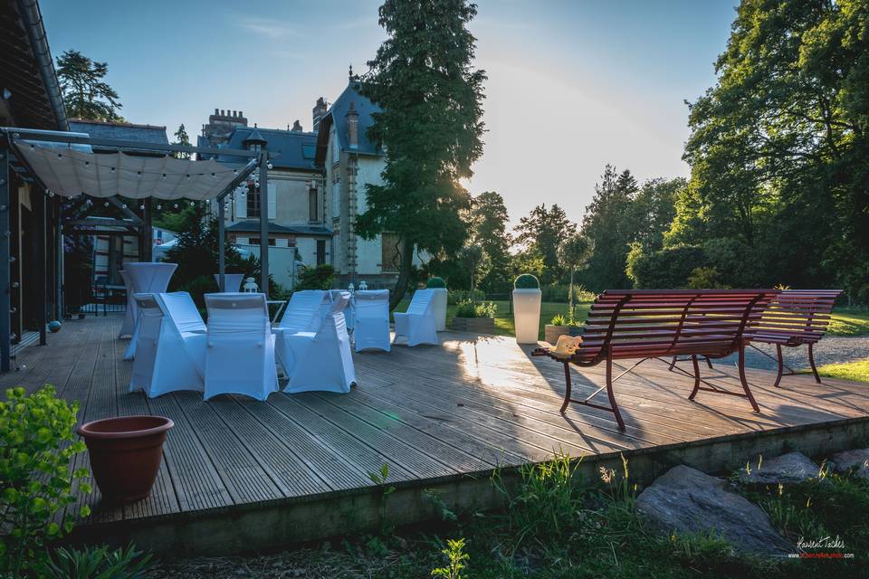 Une terrasse de 100m²