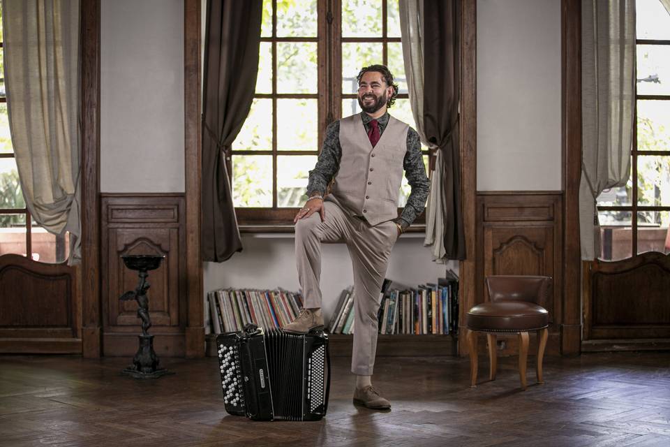 Arnaud Zucchetta, l'accordéon