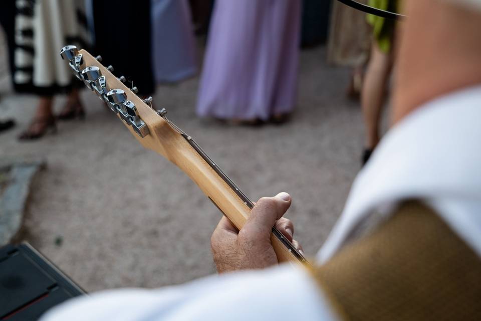 Détail_ manche de guitare
