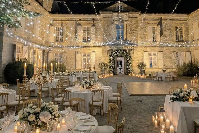 Soirée à ciel ouvert et scénographie