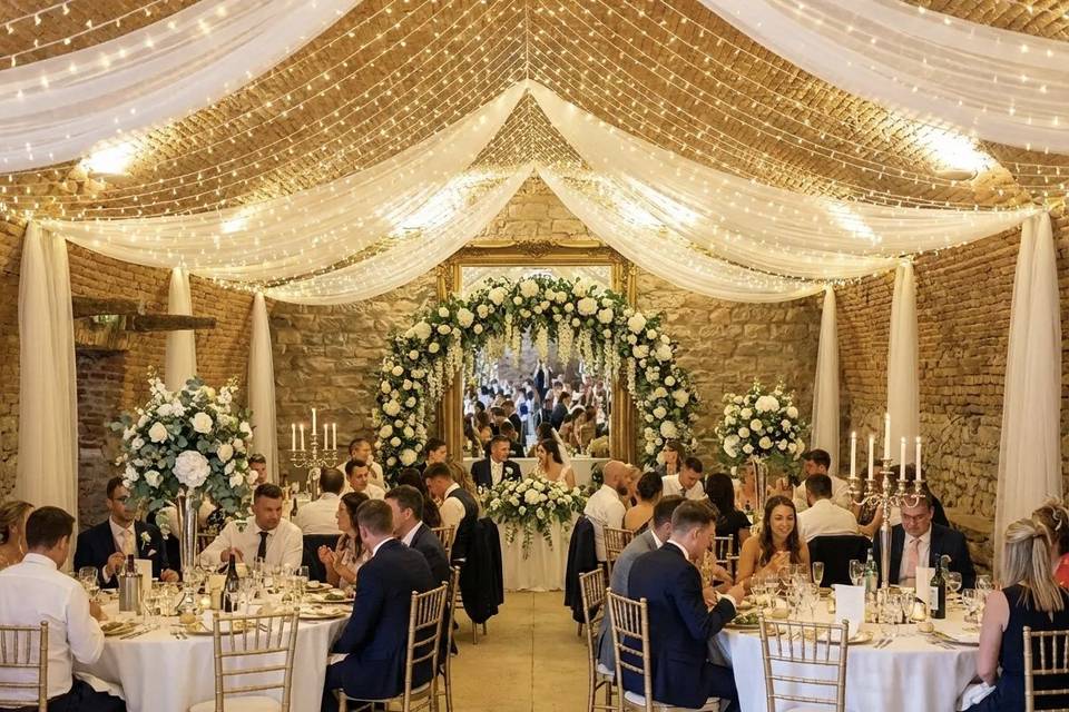 Dîner romantique sous plafond