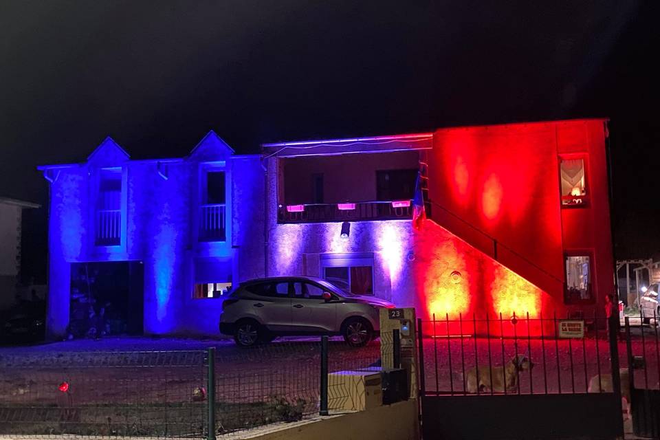 Mise en lumiére d'une maison